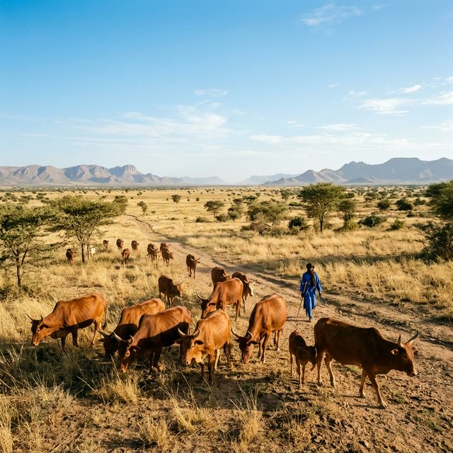 Livestock farming in Chad